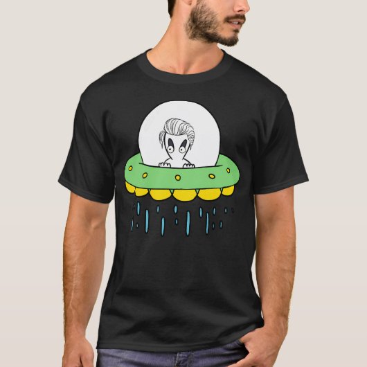 ハローエイリアンインUfo Tシャツ (正面)