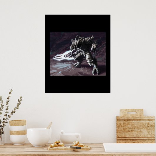 ハローエリートアートワークエネルギーソード ポスター (キッチン)