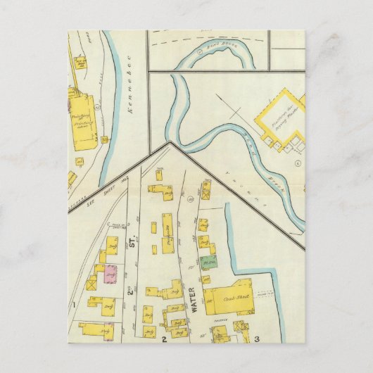 ハローエル、ケネベック郡、メイン3 ポストカード (正面)