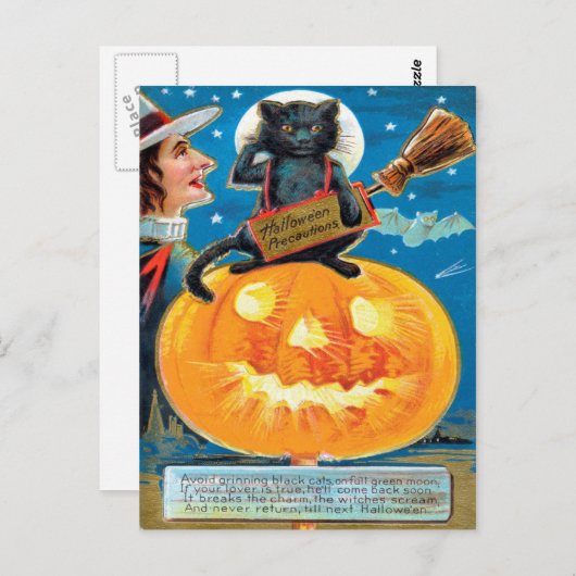 ハローエンの注意事項 ポストカード (正面/裏面)