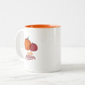 ハローオータムカボチャ ツートーンマグカップ (正面左)