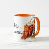 ハローオータムカボチャ&バスケット秋 マグカップ (正面右)