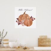 ハローオータムカボチャ ポスター (キッチン)