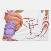 ハローオータムカラーカボチャ キッチンタオル (横)