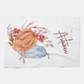 ハローオータムカラーカボチャ キッチンタオル (横)