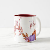 ハローオータムカラーカボチャ ツートーンマグカップ (正面右)