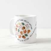 ハローオータムグ コーヒーマグカップ (正面左)