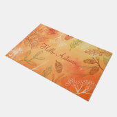 ハローオータム秋ホームデコール ドアマット (アングル)