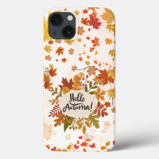 ハローオータム紅葉電話ケース iPhone 13ケース