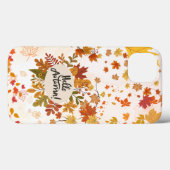 ハローオータム紅葉電話ケース Case-Mate iPhoneケース (裏面 (横))