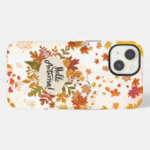 ハローオータム紅葉電話ケース iPhoneケース (裏面横)