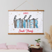 ハローカスタマイズ冬 吊り下げ型タペストリー (寝室)