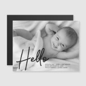 ハローカスタムフォトイントロダクションベビー (正面/裏面)