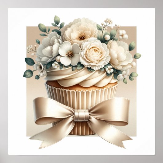 ハローカップケーキポスター ポスター (正面)