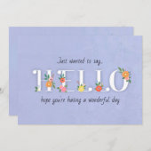 ハローカード (正面/裏面)