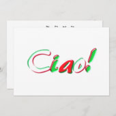 ハローカード 招待状 (正面/裏面)