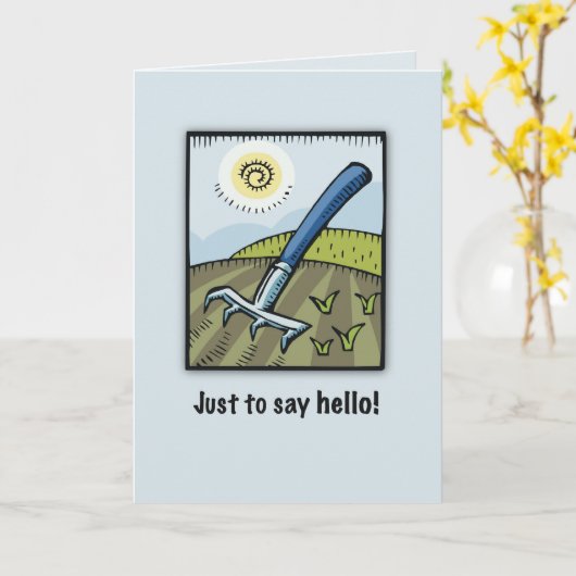 ハローガーデナー カード (黄色い花)