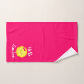 ハローガーリーサンシャイン バスタオルセット (ハンドタオル)