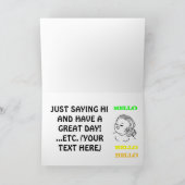 ハローガールカード カード (内部)