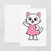 ハローキティ サンキューカード (正面/裏面)