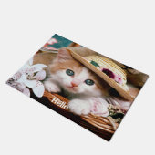 ハローキャット ドアマット (アングル)