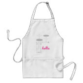 ハローキュートカラフルハローギフト スタンダードエプロン (正面)