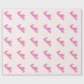 ハローキュートカラフルハローギフト ラッピングペーパー (フラット)