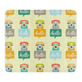 ハローキュートカラフルハロー カッティングボード (正面)