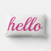 ハローキュートカラフルハロー ランバークッション (正面)