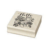 ハローキュートキツネ ラバースタンプ (スタンプ)