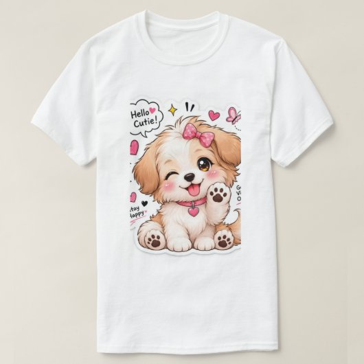 ハローキュート Tシャツ (デザイン正面)