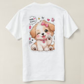 ハローキュート Tシャツ (デザイン裏面)
