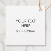 ハローギフトラベル、すべての行事ギフトラベル、クラフト フェイバータグ (裏面)