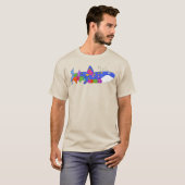"ハロークジラ" Tシャツ (正面フル)