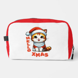 ハロークリスマス – サンタの衣装を着た可愛いクリスマス猫 ドップキット