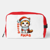 ハロークリスマス – サンタの衣装を着た可愛いクリスマス猫 ドップキット (裏面)