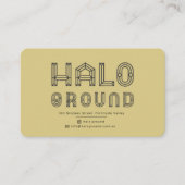 ハローグラウンドコーヒーカード 名刺 (正面)