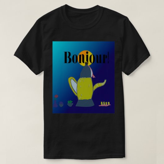 ハローコーヒー Tシャツ (デザイン正面)