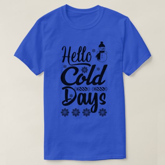ハローコールド日1 Tシャツ (デザイン正面)
