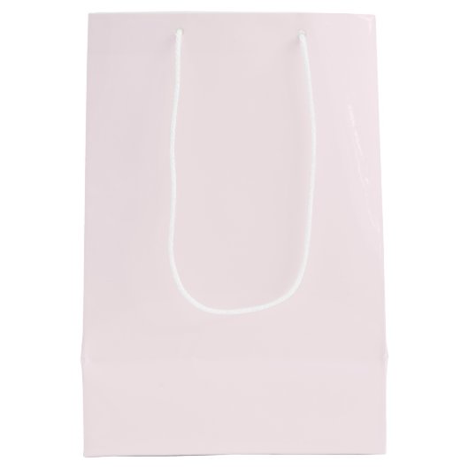 ハローゴスアイスかわいらしズグラムピンク ミディアムペーパーバッグ (裏面)