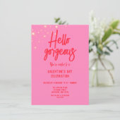 ハローゴスガレンティーヌデイピンク 招待状 (スタンド正面)