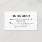 ハローゴス美しいサロン 名刺 (裏面)