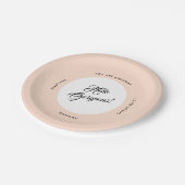 ハローゴス誕生日、ガールズナイトアウトプレート ペーパープレート (アングル)