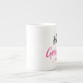 ハローゴス ボーンチャイナマグカップ (正面)