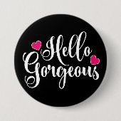 ハローゴス 缶バッジ (正面)