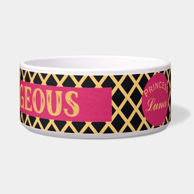 ハローゴージャスなペット ボウル (右)