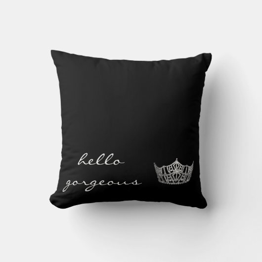 ハローゴージャスなページャントクラウンピロー クッション (正面)