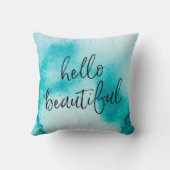 ハローゴージャスな手札入り水彩枕 クッション (裏面)