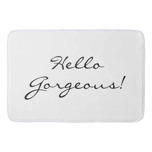 ハローゴージャスラージ バスマット (正面)