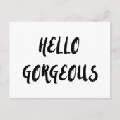 ハローゴージャス認定引用文はがき ポストカード (正面)